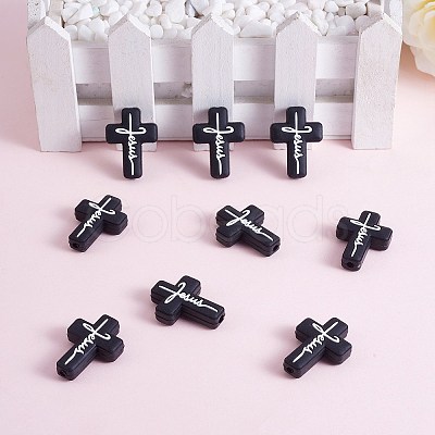 10Pcs Silicone Beads JX770A-1