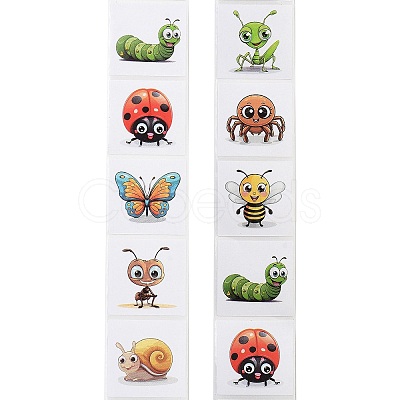 Cartoon Insect Picture Paper Stickers STIC-M002-01B-1