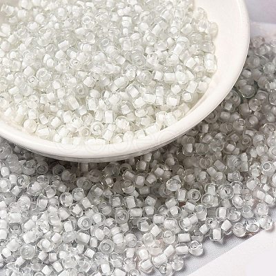 8/0 Transparent Glass Seed Beads SEED-F003-03B-07-1