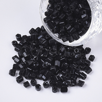 6/0 Two Cut Glass Seed Beads SEED-S033-01B-10-1