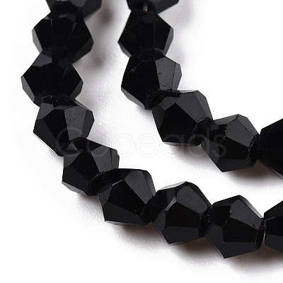 Opaque Solid Color Glass Beads Strands GLAA-TAC0022-4mm-B02-1