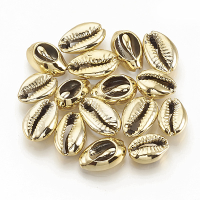 Electroplated Sea Shell Beads SSHEL-S258-05A-1