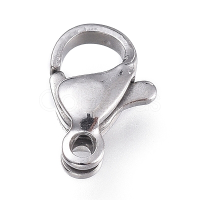 Tarnish Resistant 316 Surgical Stainless Steel Lobster Claw Clasps STAS-M281-01P-B-1