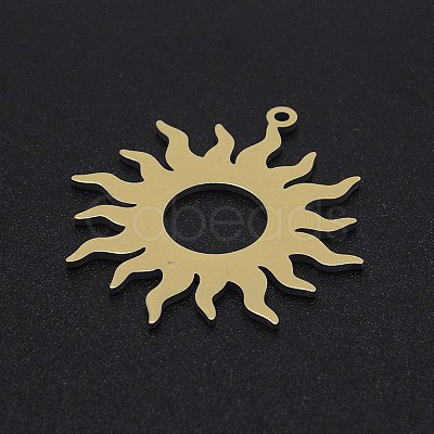 201 Stainless Steel Solar Eclipse Pendants STAS-S105-LA262-1