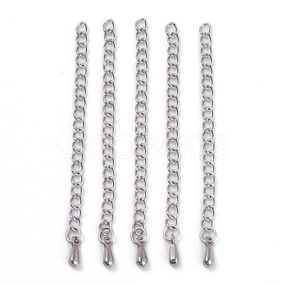 Tarnish Resistant Stainless Steel Chain Extender X-STAS-D037-1