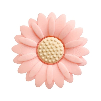 Flower Food Grade Eco-Friendly Silicone Focal Beads PW-WG22023-01-1