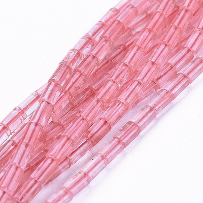 Cherry Quartz Glass Beads Strands G-F600-01-1