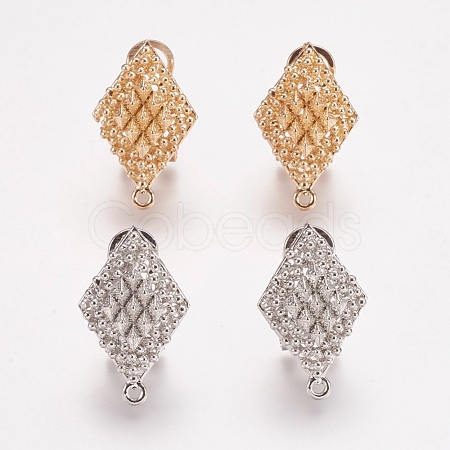 Alloy Stud Earring Findings PALLOY-F201-11-1