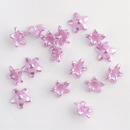 ABS Plastic Imitation Pearl Beads OACR-S010-A-Z11-1