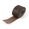 Flat PU Leather Cord, for Bag Making Accessories, Coffee, 50mm, about 2.19 Yards(2m)/Roll