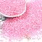 Imitation Cat Eyes Glass Seed Beads, Dyed, Cylinder, Pearl Pink, 1.6x1.3mm, Hole: 0.8mm, about 60000pcs/pound