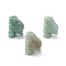 Natural Green Aventurine Display Decoration, for Home Office Tabletop, Dinosaur, 39.5~41.5x17~21x28.5~31.5mm