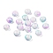 Opaque Spray Painted Glass Beads, Rondelle, Violet, 8x5mm, Hole: 2mm, about 1041pcs/500g