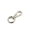 Zinc Alloy Swivel Clasps, Platinum, 56mm