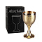 Tarot Theme Brass Cups, Wicca Rite Goblet Display Decoration, for Home Decoration, Tree of Life, 40x78mm