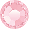 Preciosa&reg MAXIMA Crystal No Hotfix Flatback Stones, Czech Crystal, Dura Foiling, Round(438 11 615 Chaton Rose), 70020 Light Rose, SS12(3~3.2mm)