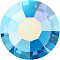 Preciosa&reg MAXIMA Crystal No Hotfix Flatback Stones, Czech Crystal, Dura Foiling, Round(438 11 615 Chaton Rose), 30050 200 Sapphire AB, SS8(2.3~2.5mm)