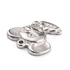 Non-Tarnish 304 Stainless Steel Pendants STAS-O145-38P-3