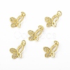 Brass Micro Pave Cubic Zirconia Pendants KK-E068-VB290-4