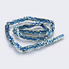 Electroplated Non-magnetic Synthetic Hematite Bead Strand G-E495-14A-2
