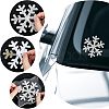 Snowflake Shape Glass Rhinestone Car Stickers RB-WH0002-02-2