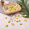 Craftdady 120Pcs DIY Bees & Daisy Shape Sofa Foam Nails Making Kits DIY-CD0001-12P-3