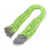 Waxed Cotton Cord Necklace Making MAK-S032-1.5mm-B05-1