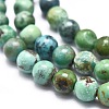 Natural HuBei Turquoise Beads Strands G-K305-40-B-3