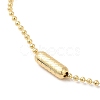 Rack Plating Brass Column & Ball Chain Necklace for Women NJEW-F311-07G-2