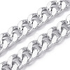 Aluminum Textured Curb Chains CHA-N003-27S-1