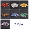 126G 7 Style Chakra Natural Gemstone Chip Beads G-SZ0002-05-3