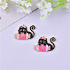 Halloween Theme Alloy Enamel Pendants HAWE-PW0001-075D-1