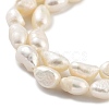 Natural Cultured Freshwater Pearl Beads Strands PEAR-P062-32A-4