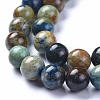 Natural Chrysocolla Beads Strands G-L505-24-8mm-2