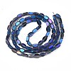 Electroplate Glass Beads Strands EGLA-S188-12-B01-2