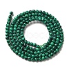 Synthetic Malachite Beads Strands G-B090-A13-01-3