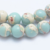 Synthetic Imperial Jasper Beads Strands X-G-F531-8mm-H03-3