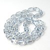 Electroplated Glass Beads EGLA-E006-09-2