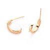 Brass Earring Findings KK-T062-208G-NF-2