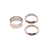 3Pcs 316 Stainless Steel Grooved Finger Ring Settings FIND-WH0105-09B-P-2