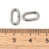 Non-Tarnish 304 Stainless Steel Linking Rings STAS-A093-03E-P-3