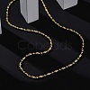 Rack Plating Brass Oval Link Chain Necklace NJEW-A035-06G-02-3