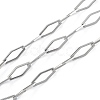 Tarnish Resistant Handmade 304 Stainless Steel Link Chains CHS-M004-06P-1