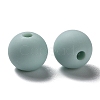 Frosted Opaque Acrylic Beads OACR-P019-01B-03-3