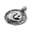 Tibetan Style Alloy Pendants TIBE-L012-044AS-02-2