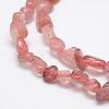 Natural Strawberry Quartz Beads Strands G-F521-43-3