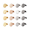 32Pcs 16 Styles 304 Stainless Steel Ear Stud Findings STAS-TA0001-37-2