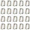 SUNNYCLUE 100Pcs 304 Stainless Steel Snap On Bails STAS-SC0005-46-1