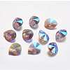 Faceted Glass Rhinestone Pendants RGLA-F053-D-371PS-1