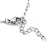 304 Stainless Steel Twist Bar Link Chain Bracelets BJEW-K226-09P-3